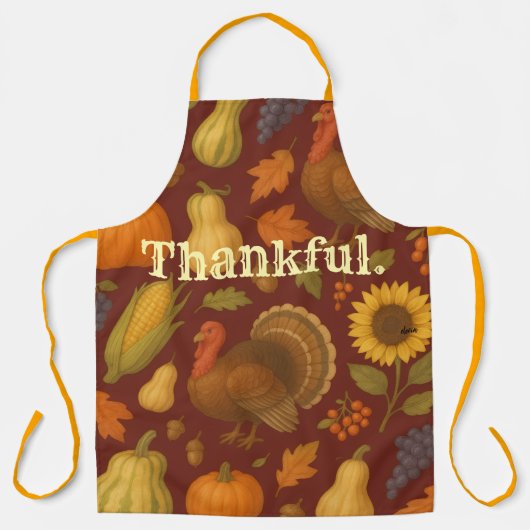 Thankful Apron エプロン (正面)