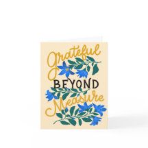 Thankful Beyond Measure – 手書きフローラ 感謝してい