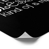 Thankful Blessed Kind Of A Mess Thanksgiving Motiv ポスター (角)