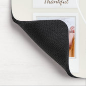 Thankful & Blessed Polaroid Photo | Custom Gift マウスパッド (コーナー)