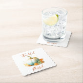 Thankful & Blessed Thanksgiving Paper Coaster ペーパーコースター (インサイチュ)