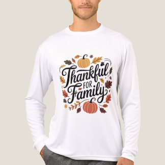 Thankful Christmas 2025 Family Gift T-Shirt トライブレンドＴシャツ