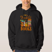 Thankful For Books Fall Librarian  Happy Thanksgiv パーカ (正面)