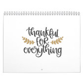 Thankful for Everything Thanksgiving Funny  カレンダー (カバー)