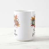 Thankful for Grandpa Thanksgiving Pumpkins コーヒーマグカップ (中央)