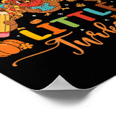 Thankful For My Little Turkeys Thanksgiving Teache ポスター (角)