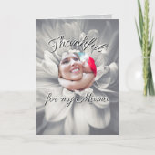 Thankful for My Mama Floral Custom Mother's Day カード (正面)