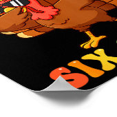 Thankful For Six Seven 6 7 Meme Thanksgiving Turke ポスター (角)