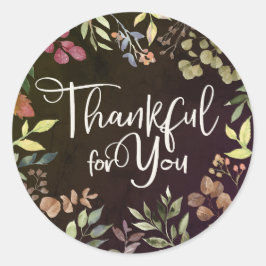 Thankful For You – 感謝祭 ラウンドシール