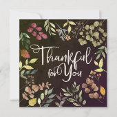 Thankful For You – 感謝祭 招待状 (正面)