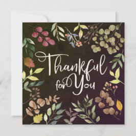 Thankful For You – 感謝祭 招待状