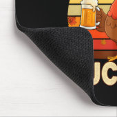 Thankful For You Forers Thanksgiving Happy Turkey  マウスパッド (コーナー)