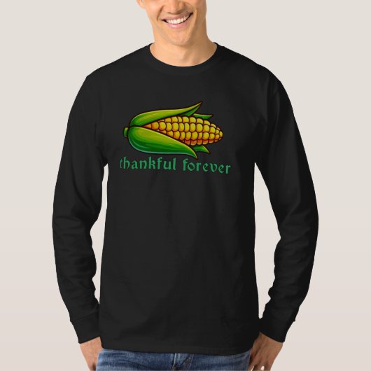 Thankful forever corn tシャツ (正面)