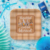 Thankful Gnomes – Autumn Blessings ペーパープレート (パーティー)