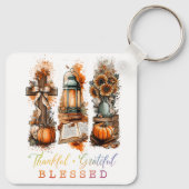 Thankful Grateful Blessed キーホルダー (裏面)