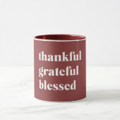 Thankful Grateful Blessed マグカップ (中央)