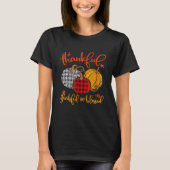 Thankful Grateful Blessed Autumn Fall Pumpkin Outf Tシャツ (正面)