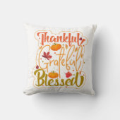 Thankful Grateful Blessed: Autumn’s Heartbeat クッション (正面)