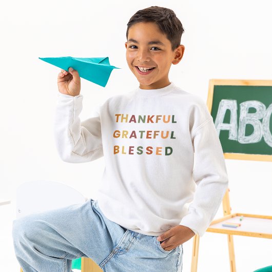 Thankful Grateful Blessed – Boys Fall Long Sleeve