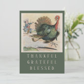 Thankful Grateful Blessed Bryan’s Thanksgiving シーズンカード (スタンド正面)