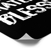 Thankful Grateful Blessed Christmas Shirts For Men ポスター (角)