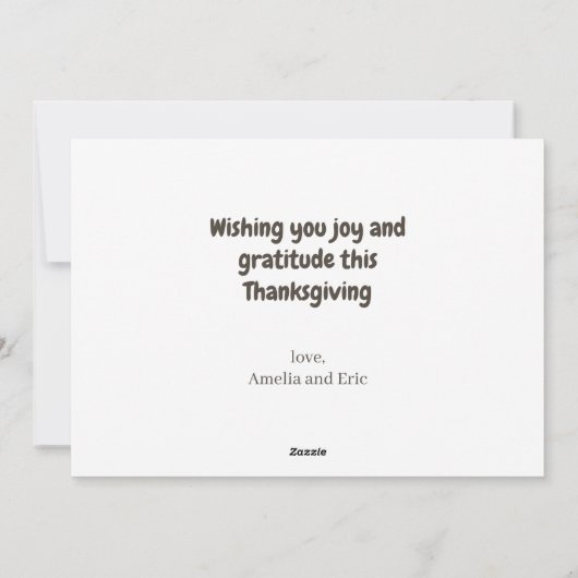 Thankful Grateful Blessed Corn Stooks Bray Church シーズンカード (裏面)