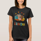 Thankful Grateful Blessed Grammy Pumpkins Thanksgi Tシャツ (正面)