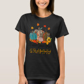 Thankful Grateful Blessed Grammy Pumpkins Thanksgi Tシャツ (正面)