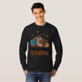 Thankful Grateful Blessed Grandma Pumpkins Thanksg Tシャツ (正面フル)