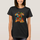Thankful Grateful Blessed Math Teacher Pumpkin Aut Tシャツ (正面)