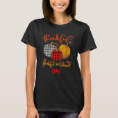 Thankful Grateful Blessed Omi Autumn Fall Pumpkin  Tシャツ (正面)