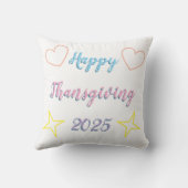 Thankful Grateful Blessed Pillow – Cozy Decor クッション (裏面)