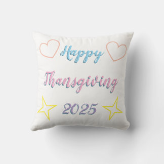Thankful Grateful Blessed Pillow – Cozy Decor クッション