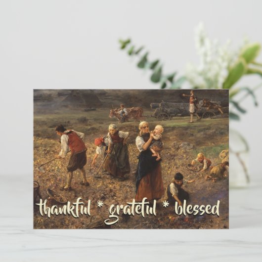 Thankful Grateful Blessed Potato Harvest L. Knaus シーズンカード (スタンド正面)