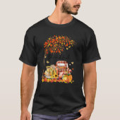 Thankful Grateful Blessed Pumpkin Truck Its Fall Y Tシャツ (正面)