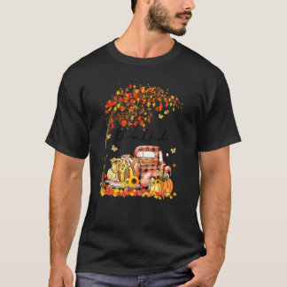 Thankful Grateful Blessed Pumpkin Truck Its Fall Y Tシャツ