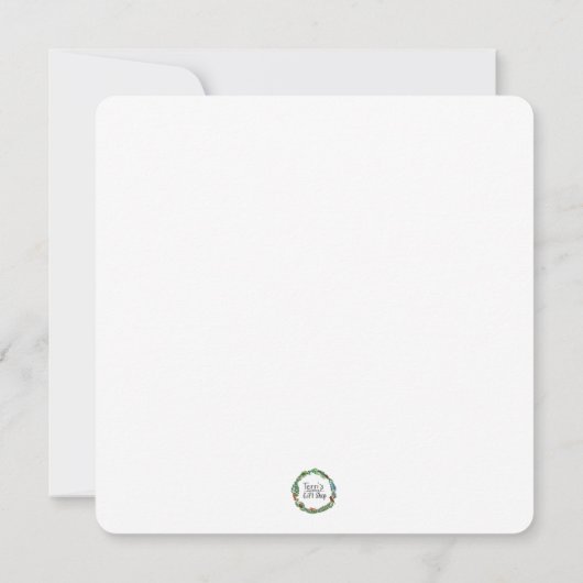 Thankful Greeting Card カード (裏面)