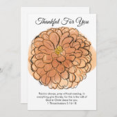 Thankful Greeting Card シーズンカード (正面/裏面)