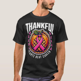 Thankful Hearts Beat Cancer Tシャツ