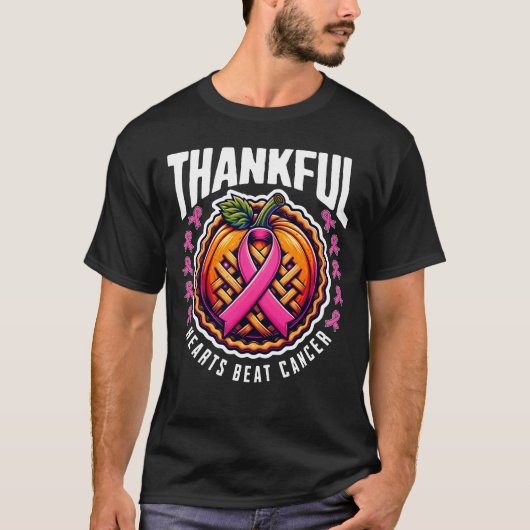 Thankful Hearts Beat Cancer Tシャツ (正面)