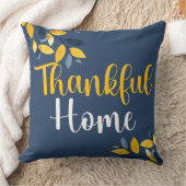 Thankful Home & Loving Roots Reversible Autumn クッション (ブランケット)