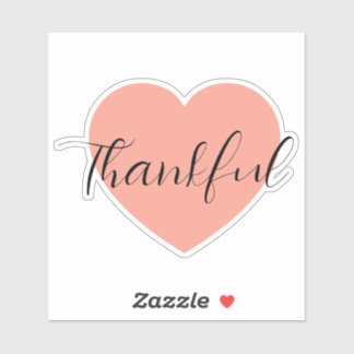 thankful laptop sticker シール