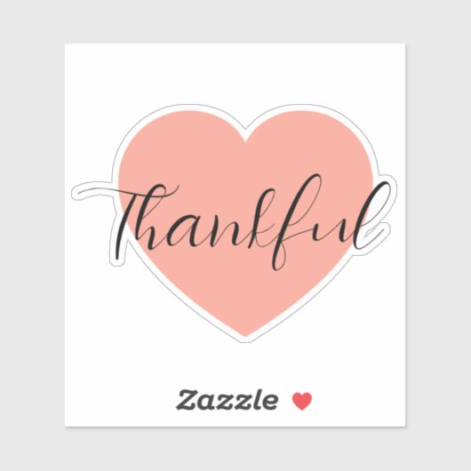 thankful laptop sticker シール (シート)