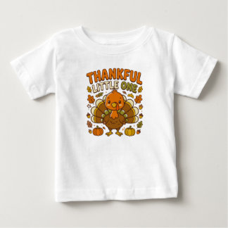 Thankful Little One Baby T-Shirt | Cute Thanksgivi ベビーTシャツ