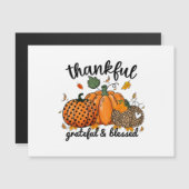 Thankful Pumpkin Grateful And Blessed  (正面/裏面)