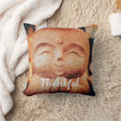 Thankful Smiling Buddha クッション (ブランケット)