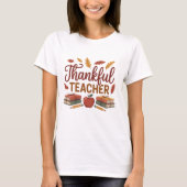 Thankful Teacher Thanksgiving Tシャツ (正面)