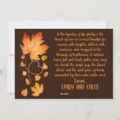 Thankful to God Thanksgiving Card with Photo シーズンカード (裏面)