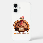 Thankful Turkey Design – Funny Holiday Art Case-Mate iPhoneケース (裏面)
