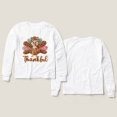 Thankful Turkey Design – Latch Hook Yarn Crochet S (デザイン 正面&背面)